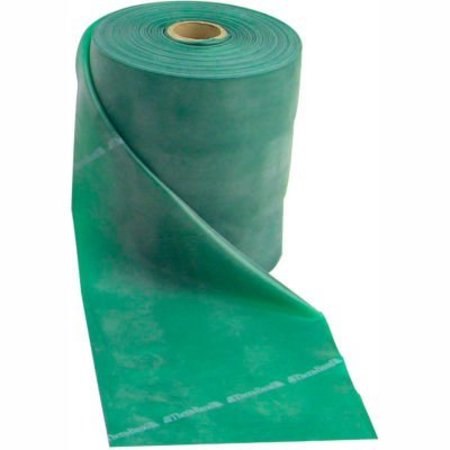 FABRICATION ENTERPRISES Thera-Band„¢ Latex-Free Exercise Band, Green, 50 Yard Roll/Box 10-1197